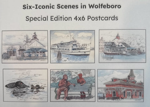 (6) Postcard Set
